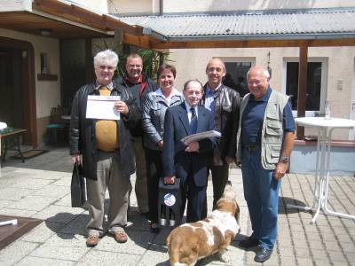 von links nach rechts: Karl Udo Sehlbach, Jochen Kockegei (CDU-Fraktionsvorsitzender), Bundestagsabgeordnete Patricia Lips, Edgar Meixner, Landtagsabgeordneter Gottfried Milde und Franz Schn (CDU-Vorsitzender)
