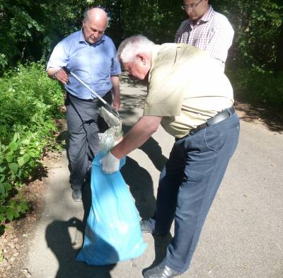 Hier heit es zupacken und \