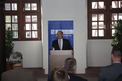 Bei der Feierstunde wurde auch viel gelacht und manch Anekdote aus der Vergangenheit erzhlt.