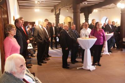 Nach dem offiziellen Teil lud die CDU-Fraktion noch zu einem kleinem Imbiss ein.