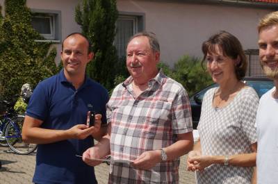 Ehrung von Rudolf Ebeling, Mitglied der CDU seit 40 Jahren