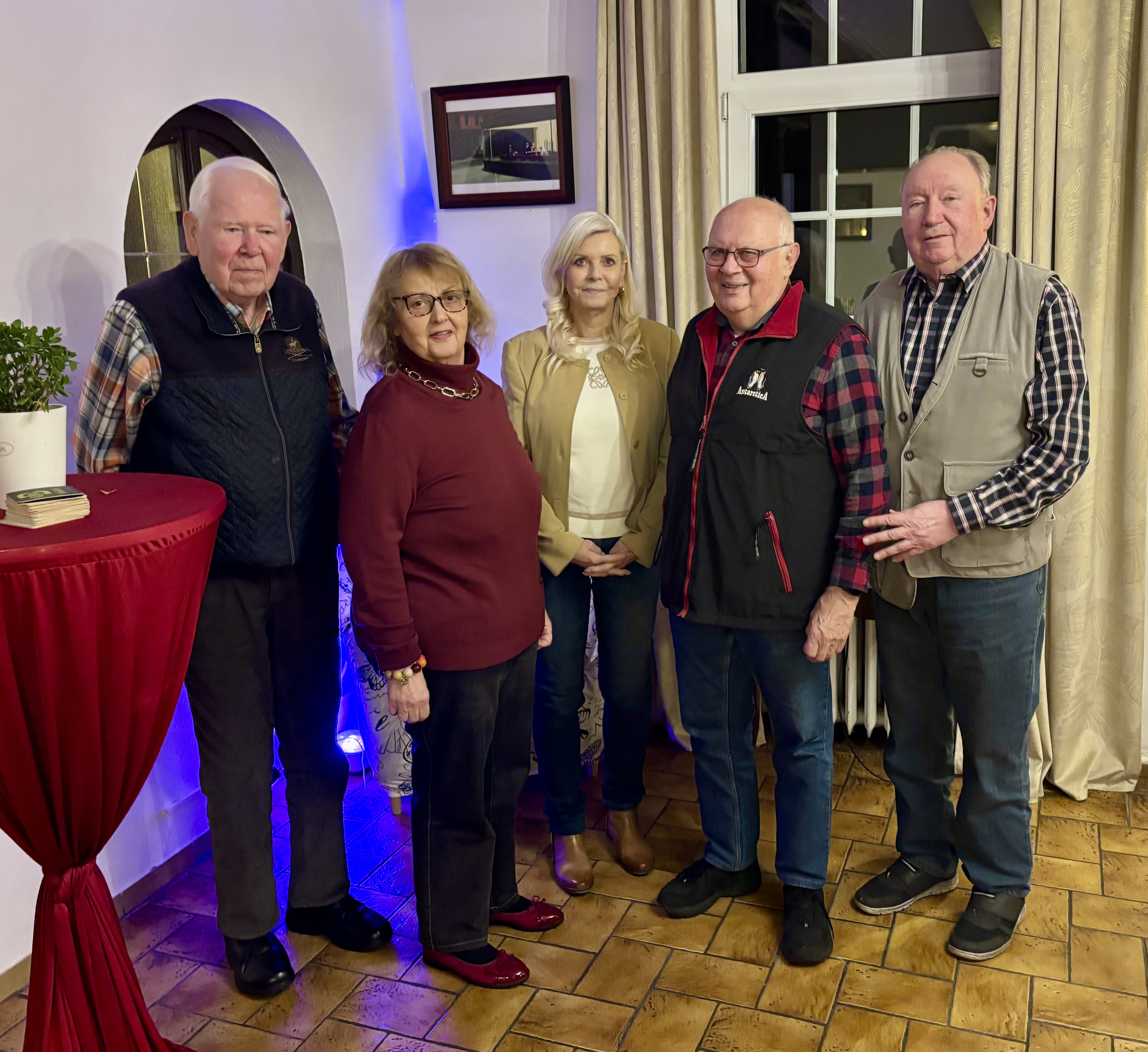 v.l.n.r.: Adolf Hake, Gerlinde Sehlbach, Waltraud Faupel, Franz Sch�n, Rudolf Ebeling